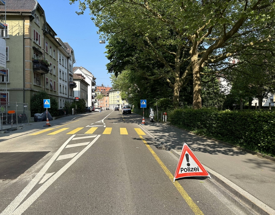 Unfall Burgstrasse